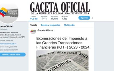 Oficial: Publican en Gaceta alicuota 0% del IGTF para los contribuyentes