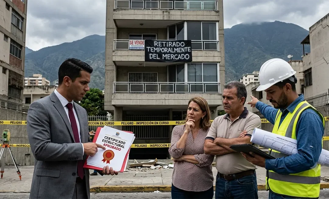 Cámara Inmobiliaria alerta que el doble sismo redujo el inventario de viviendas disponibles en Caracas